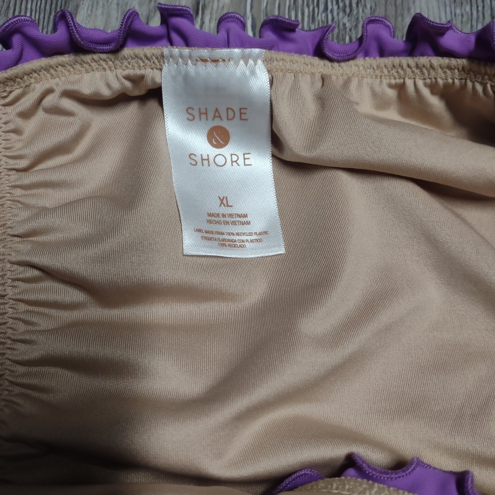Shade & shore size XL ruffled bikini bottoms - Picture 3 of 4